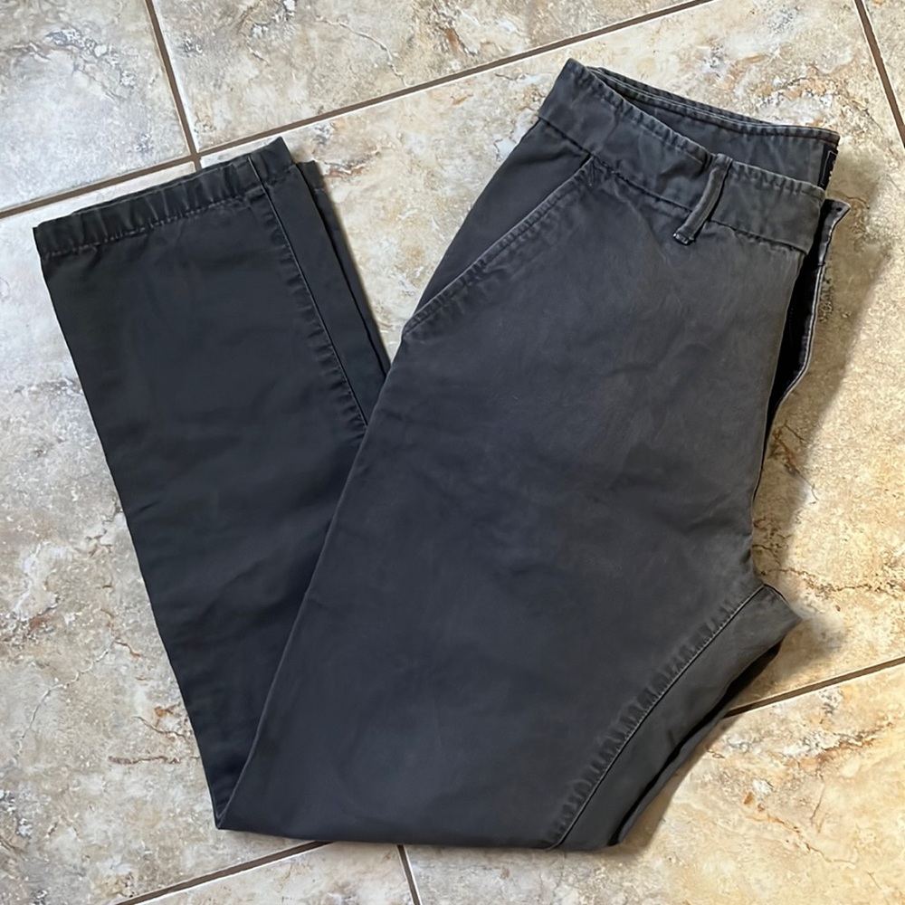 Gap Khakis Lived in Tapered Khaki
